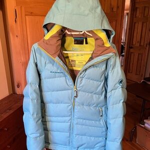 Mammut Light Blue Hooded Jacket